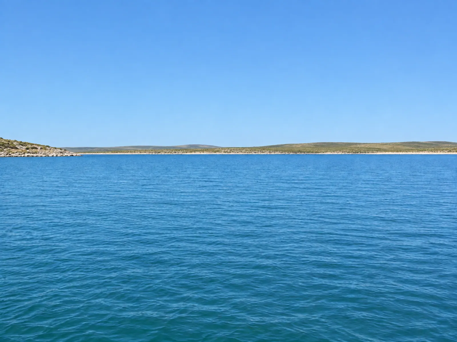 The “Clear sky lake” background on its own, with no vehicle.