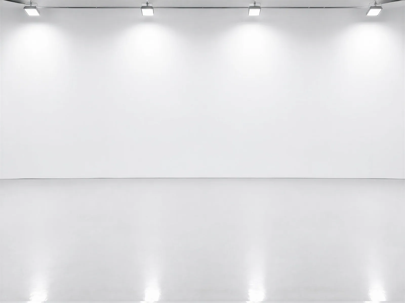 The “Spotlit white gallery” background on its own, with no vehicle.