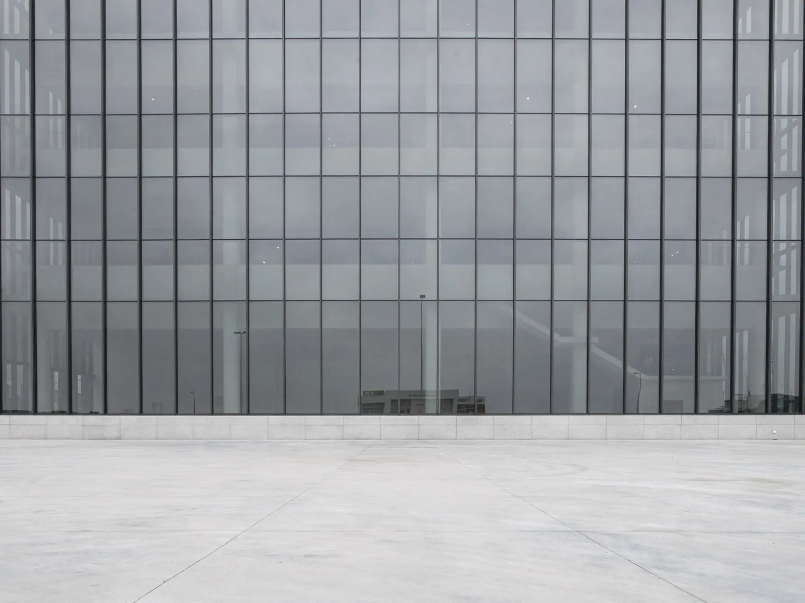 The “Glass forecourt (frontal)” background on its own, with no vehicle.