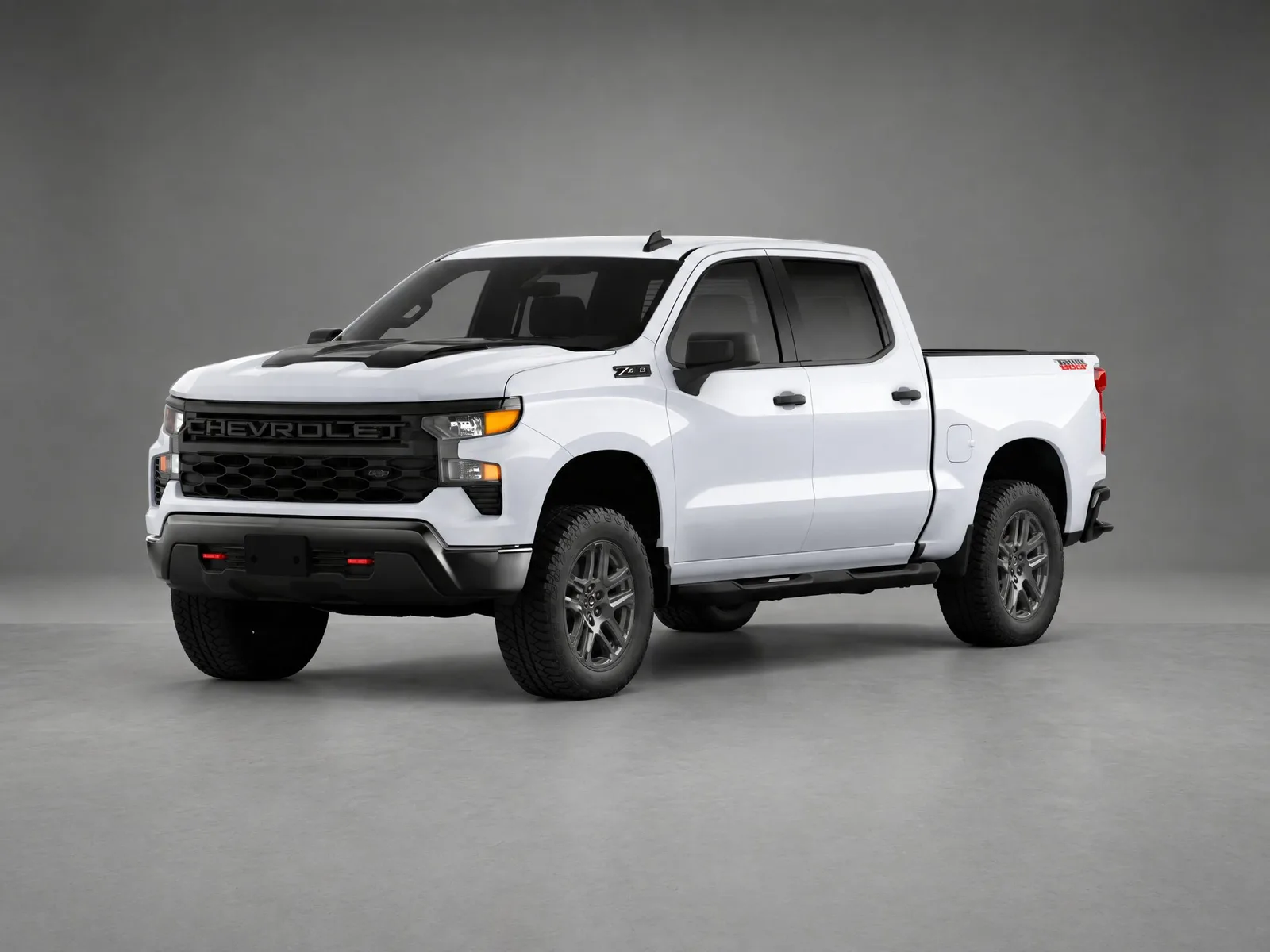 Pickup truck on the “Gray studio (soft backdrop)” background.